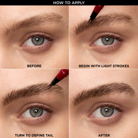 Fine Double-Brush Tip Brow Filling Pen