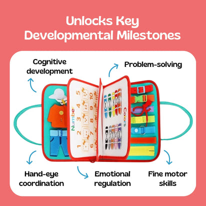 Felt Learning Board Baby Early Education Puzzle Busy Board - Zenvra Haven