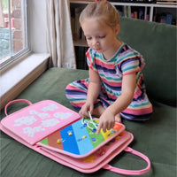 Felt Learning Board Baby Early Education Puzzle Busy Board - Zenvra Haven