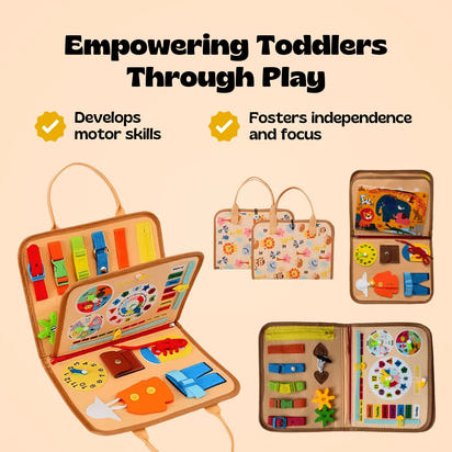 Felt Learning Board Baby Early Education Puzzle Busy Board - Zenvra Haven