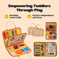 Felt Learning Board Baby Early Education Puzzle Busy Board - Zenvra Haven