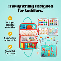 Felt Learning Board Baby Early Education Puzzle Busy Board - Zenvra Haven