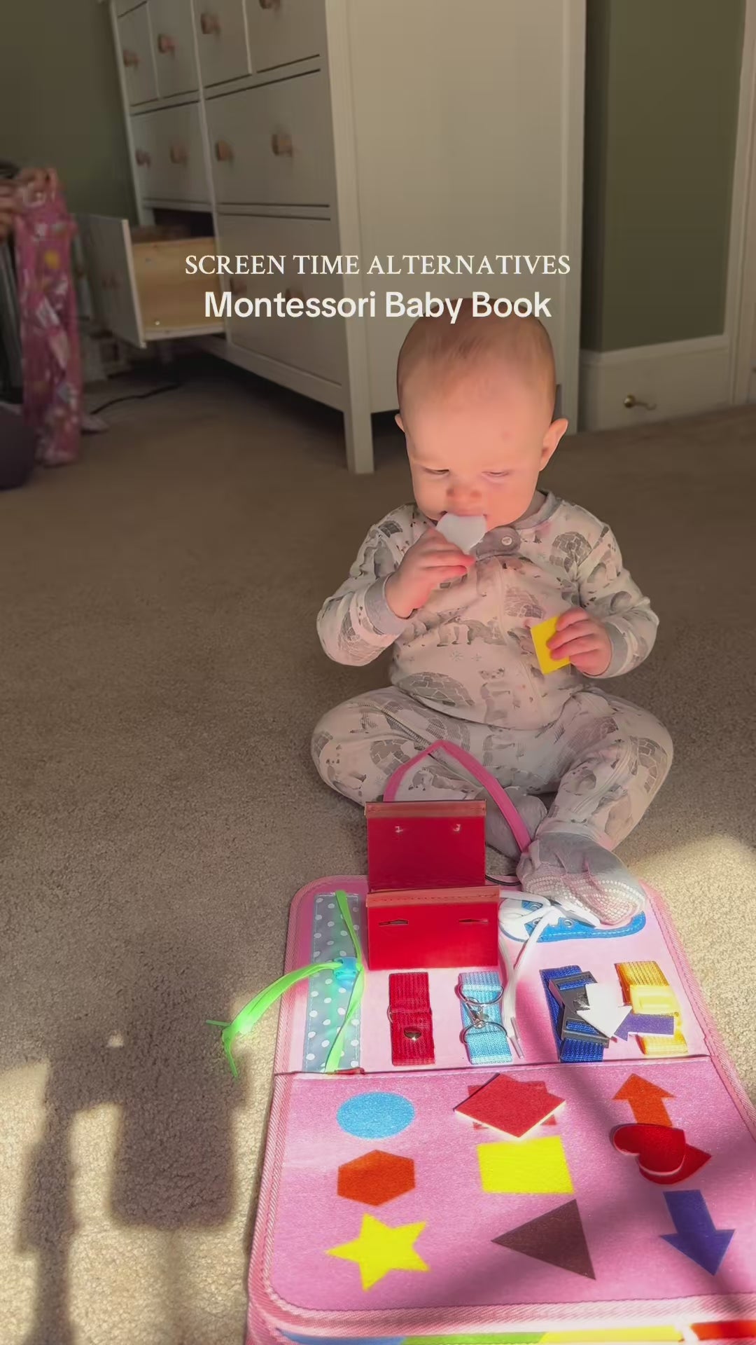 Felt Learning Board Baby Early Education Puzzle Busy Board video