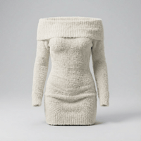 Sleek Curve Sweater Dress - Zenvra Haven