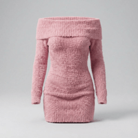 Sleek Curve Sweater Dress - Zenvra Haven