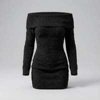 Sleek Curve Sweater Dress - Zenvra Haven