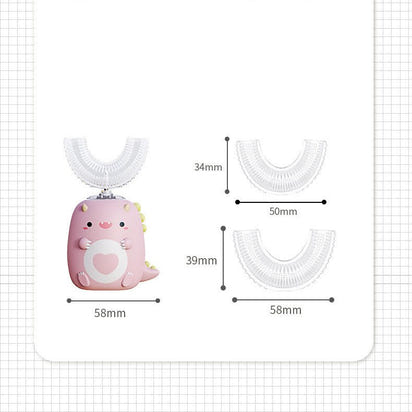 SmartBrush™ U - Shape Kids Toothbrush Builds independent brushing habits—no help needed - Zenvra Haven