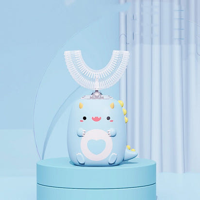 SmartBrush™ U - Shape Kids Toothbrush Builds independent brushing habits—no help needed - Zenvra Haven