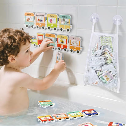 SmartSkills™ Bath Water Puzzle Toy – Encourages Independent Play, Focus & Early Problem - Solving - Zenvra Haven