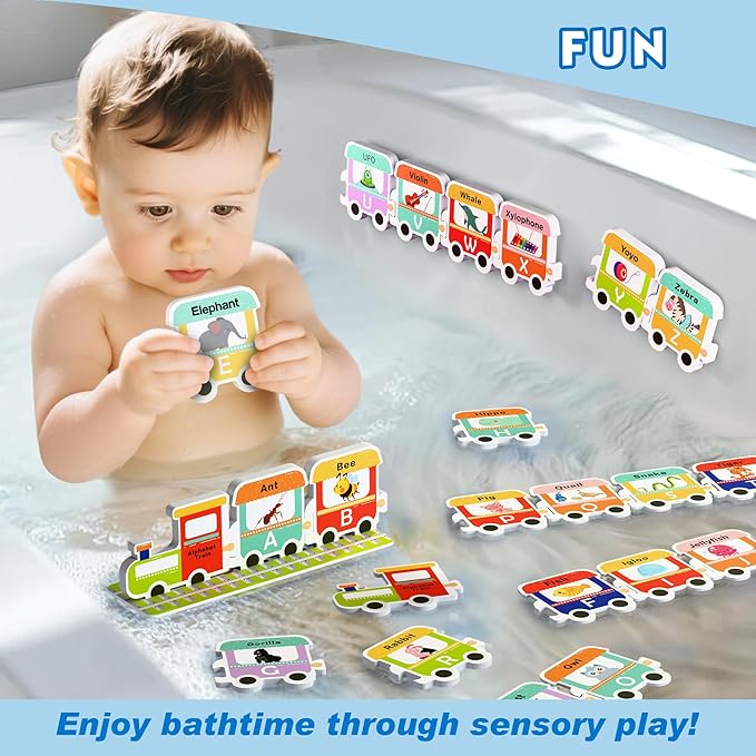 SmartSkills™ Bath Water Puzzle Toy – Encourages Independent Play, Focus & Early Problem - Solving - Zenvra Haven