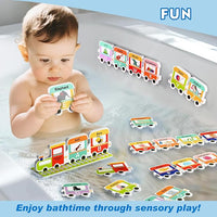 SmartSkills™ Bath Water Puzzle Toy – Encourages Independent Play, Focus & Early Problem - Solving - Zenvra Haven