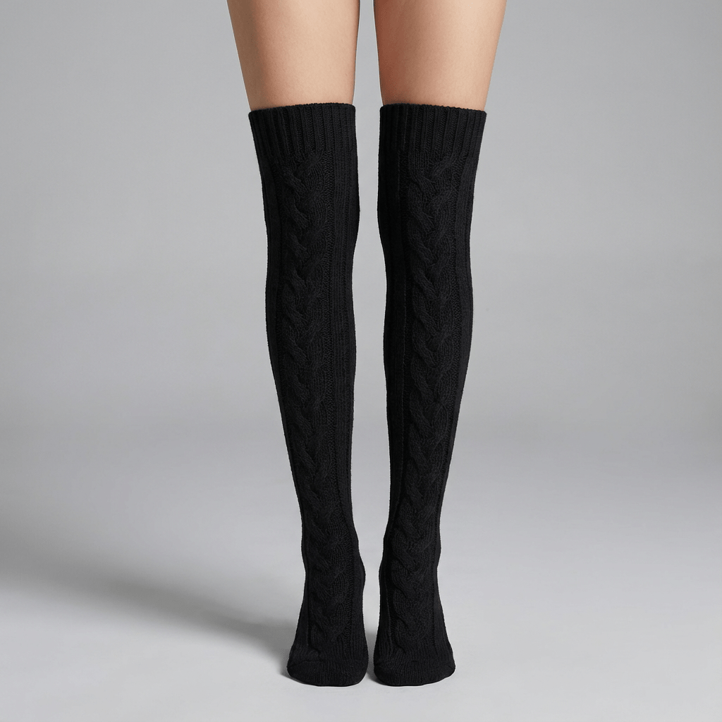 Zenvra Lengthened Long Tube Knitted Socks - Zenvra Haven