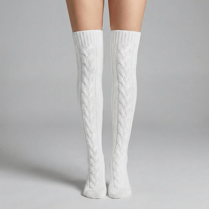 Zenvra Lengthened Long Tube Knitted Socks - Zenvra Haven