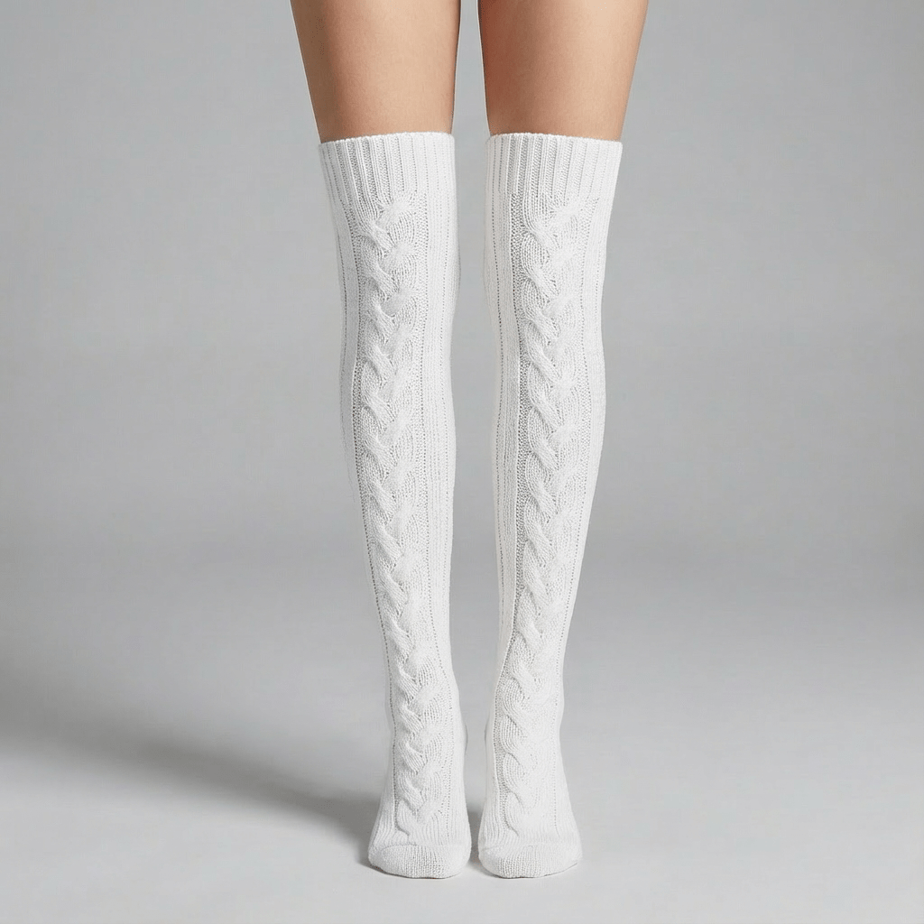 Zenvra Lengthened Long Tube Knitted Socks - Zenvra Haven